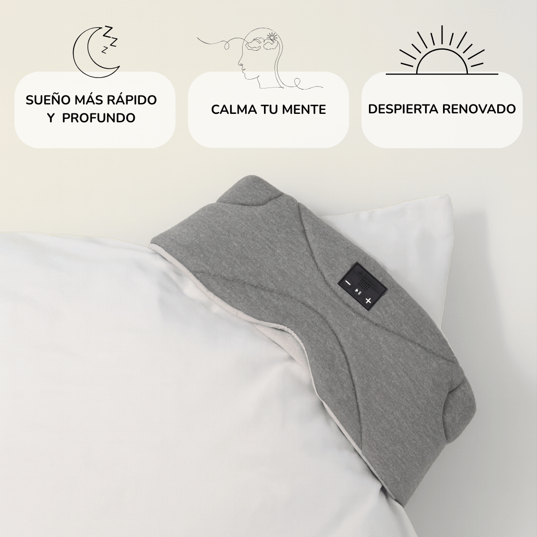 Sleesy Band- Auriculares invisibles integrados en un antifaz ultra cómodo