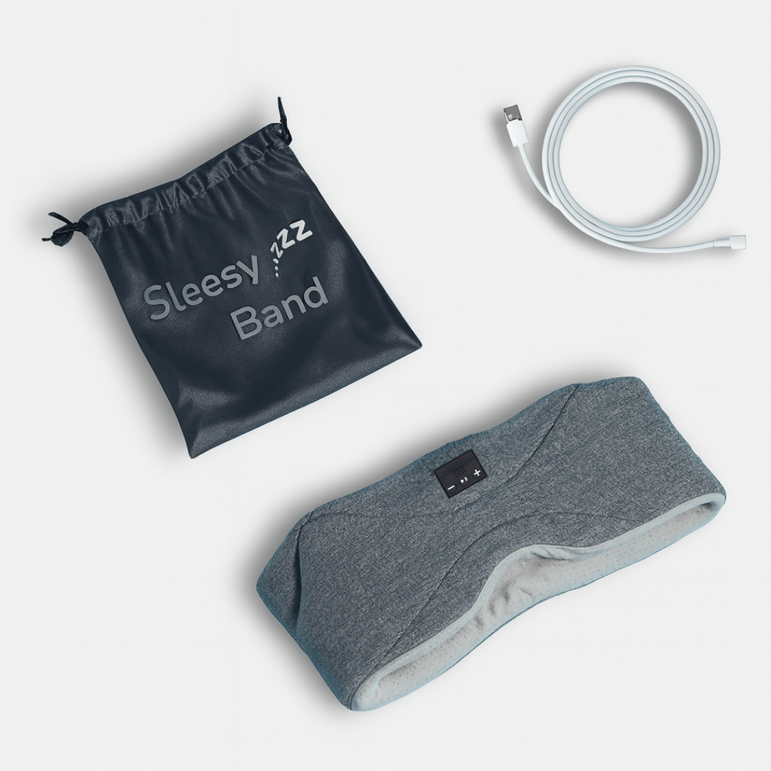 Sleesy Band- Auriculares invisibles integrados en un antifaz ultra cómodo