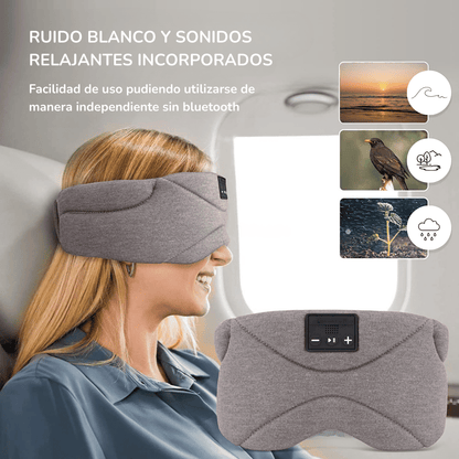Sleesy Band- Auriculares invisibles integrados en un antifaz ultra cómodo